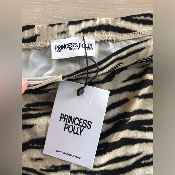 NWT Princess Polly DOCELLA TIGER pants sz 10 - Picture 9 of 9